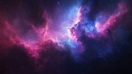 Cosmic Nebula - A Celestial Canvas of Color and Light