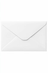 A white envelope with a flap sealed.