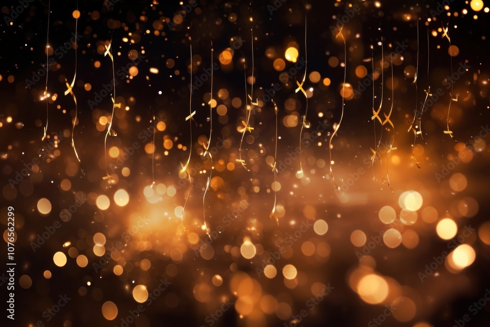 Poster musical note pattern bokeh effect background backgrounds lighting illuminated.