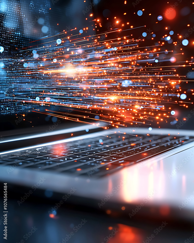 Poster understand network security risks enhance cybersecurity to protect your digital infrastructure