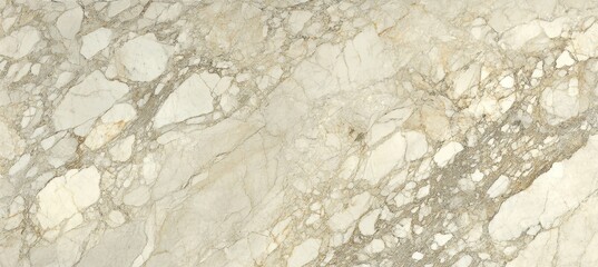 Obraz premium Off-White Statuario Marble Texture With Brown Veins. Abstract Background, Empty Template