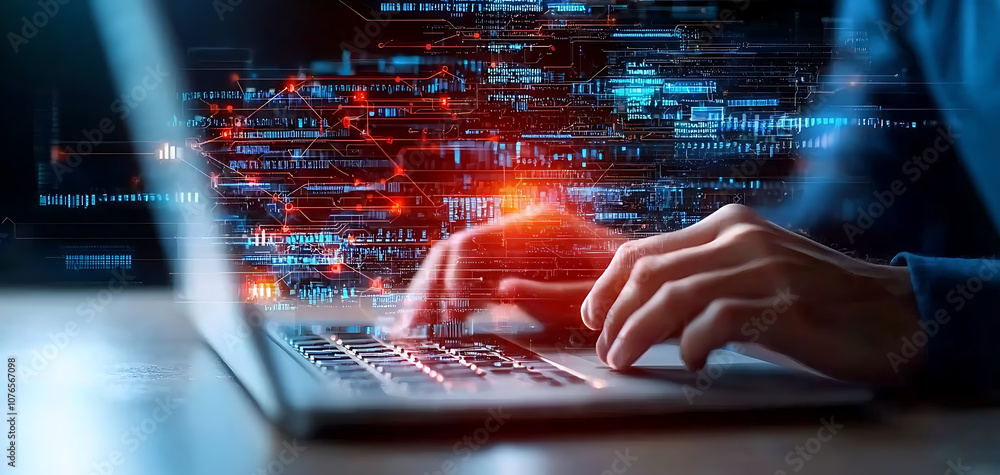 Poster understanding security risks in cybersecurity protecting your network from evolving threats