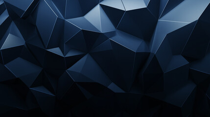 Fototapeta premium abstract background with triangles, abstract background, dark background, polyhedral