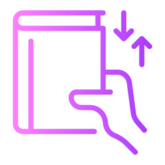 exchange gradient icon