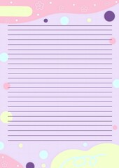 A polka-dotted frame with bright, playful colors