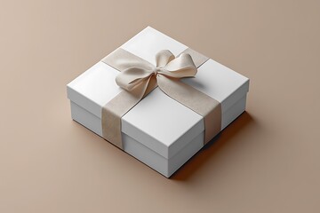 Light Realistic Package Cardboard Box with a transparent window. Front view. Template For Mockup Your Design