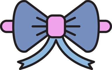 Decorative Bow Tie Illustration