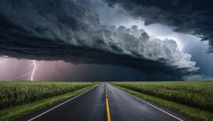 A road leading to the eye of the storm