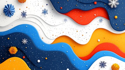 Fototapeta premium Create stunning backgrounds with colorful waves and patterns