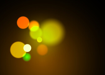Bokeh Photo Overlay on Black Background. Beautiful Soft Light Bokeh Effect. Ideal for Photography, Graphic Design, and Video Editing.