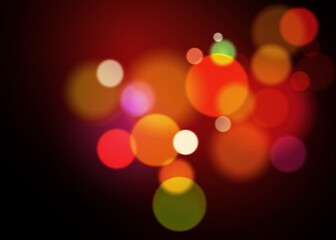 Bokeh Photo Overlay on Black Background. Beautiful Soft Light Bokeh Effect. Ideal for Photography, Graphic Design, and Video Editing.