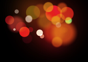 Bokeh Photo Overlay on Black Background. Beautiful Soft Light Bokeh Effect. Ideal for Photography, Graphic Design, and Video Editing.