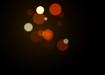 Bokeh Photo Overlay on Black Background. Beautiful Soft Light Bokeh Effect. Ideal for Photography, Graphic Design, and Video Editing.