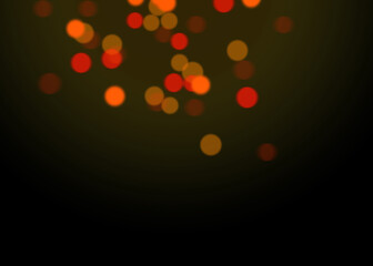 Bokeh Photo Overlay on Black Background. Beautiful Soft Light Bokeh Effect. Ideal for Photography, Graphic Design, and Video Editing.