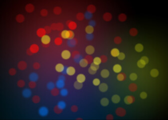 Bokeh Photo Overlay on Black Background. Beautiful Soft Light Bokeh Effect. Ideal for Photography, Graphic Design, and Video Editing.