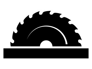 Circular saw vector icon