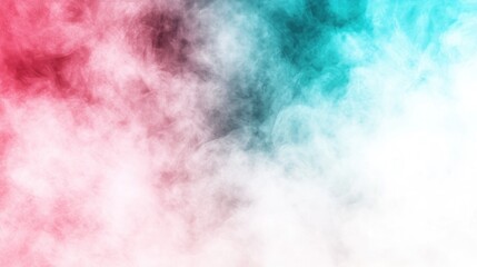 Obraz premium A vibrant abstract background featuring swirling smoke in red, teal, and white hues.