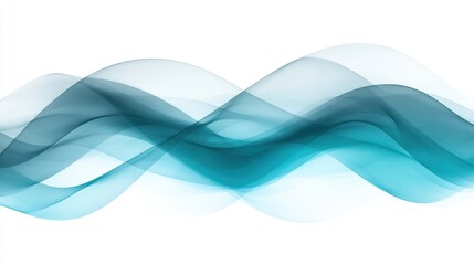 Abstract flowing waves in shades of blue, creating a sense of movement and tranquility.
