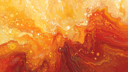 Fiery Abstract Textured Background in Warm Tones
