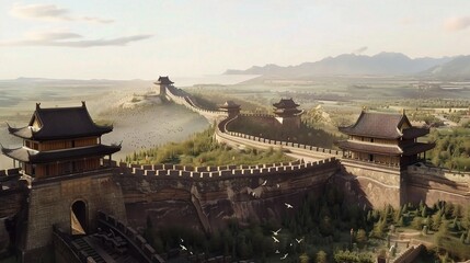 Unfolding the Splendid Tapestry: Conceptual Diagram of Chinese Architectural Background Revealed