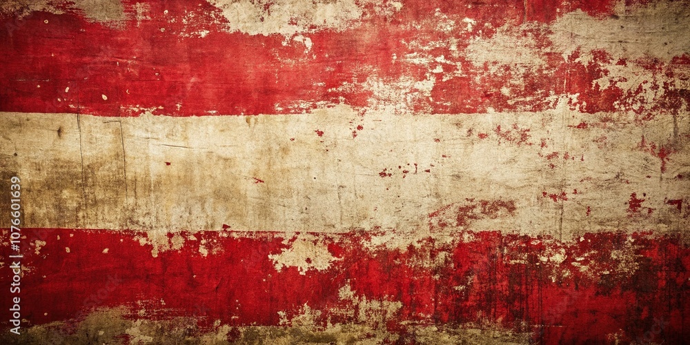 Poster vintage style abstract red and white textured background evoking nostalgia and artistic expression f