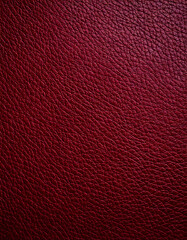Dark garnet full grain leather background