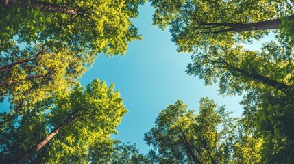 Looking Up Through the Canopy