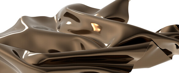 Abstract Metallic Fabric