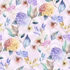 Acrylglasbilder Muster seamles floral background. floral textile design with bright color  © DIGJAYA II