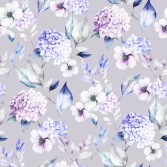 Papier peint photo Patrons seamles floral background. floral textile design with beige color  © DIGJAYA II