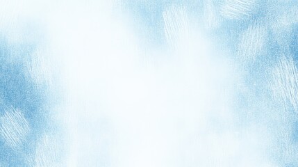 A soft, blue background with subtle, light blue patterns, creating a gentle, textured effect. The patterns suggest frost or ice, evoking a wintry atmosphere