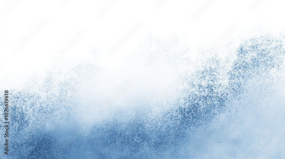 Poster a close-up view of a frosted window pane, showcasing a soft, gradient of blue hues, transitioning fr