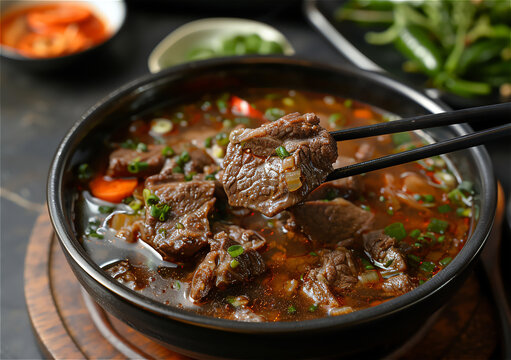 Korean beef bulgogi hotpot