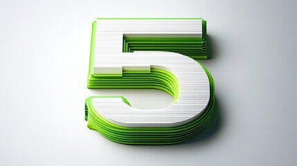 Fototapeta premium Creative Abstract Marketing Background Featuring 3D Extruded Digital Number 