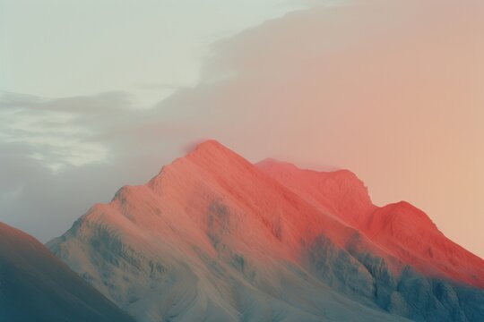 Aesthetic mountin landscape mountain outdoors.