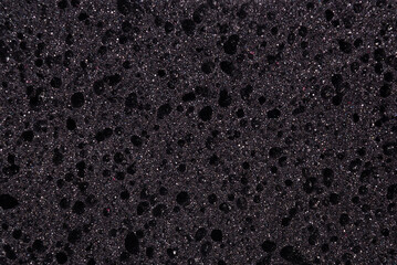 Hole pattern of black sponge wash texture