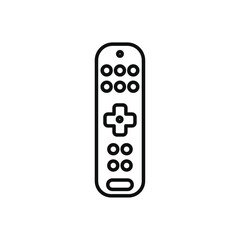Remote icon Vector flat thin line illustration