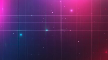 Futuristic Cyber Grid - Abstract Background with Glowing Lines, Particles, and Gradient Wallpapers