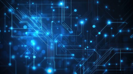 Obraz premium Abstract Digital Network Background