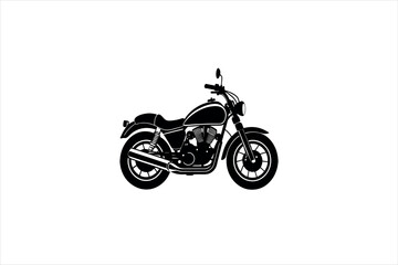 Fototapeta premium motor bike vector silhouette 2