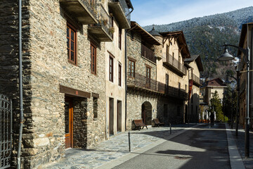old city in Spain at night