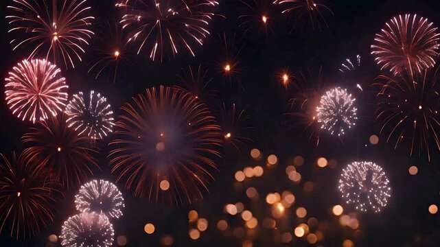 fireworks in the sky