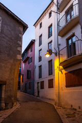 Fototapeta premium old city in Spain at night