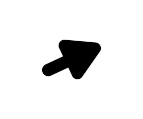 Black arrow pointing icon. Black arrow to the right illustration on transparent background PNG. 