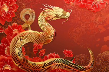 Obraz premium Beautiful greeting card with holiday composition for happy and joy celebrate New Year