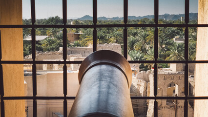 Nizwa, Oman, Nizwa Fort, most popular fort in Oman, former capital, trading center, hostorical site, ancient fort