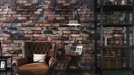 Fototapeta premium Brick wall. Red burnt brick. Background or texture of blocks of different colors.