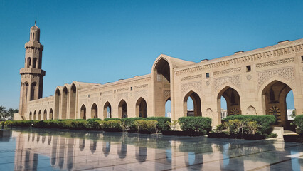 Fototapeta premium Muscat, Oman, Sultan Qaboos Grand Mosque