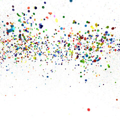 confetti png. Gold confetti falls from the sky. transparent PNG