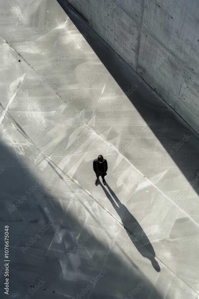 Poster clean shadow casting from above